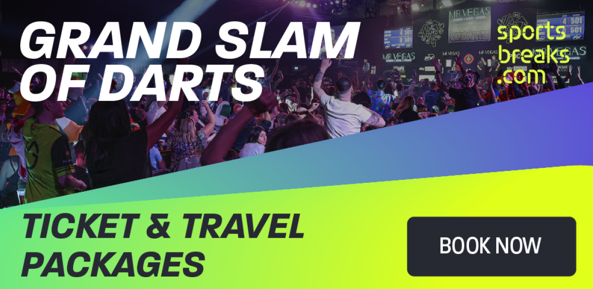 Mr Vegas Grand Slam of Darts - Sportsbreaks.com