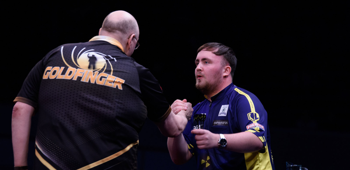 Andrew Gilding & Luke Littler (Kelly Deckers/PDC)