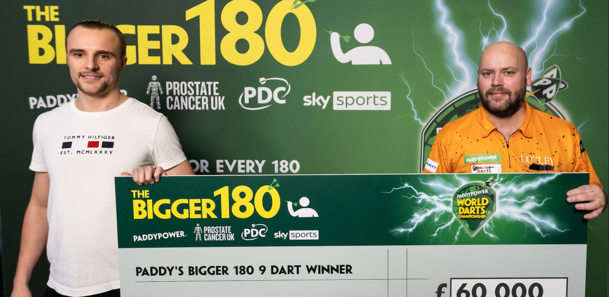 Winner Kris with Christian Kist (Taylor Lanning, PDC)