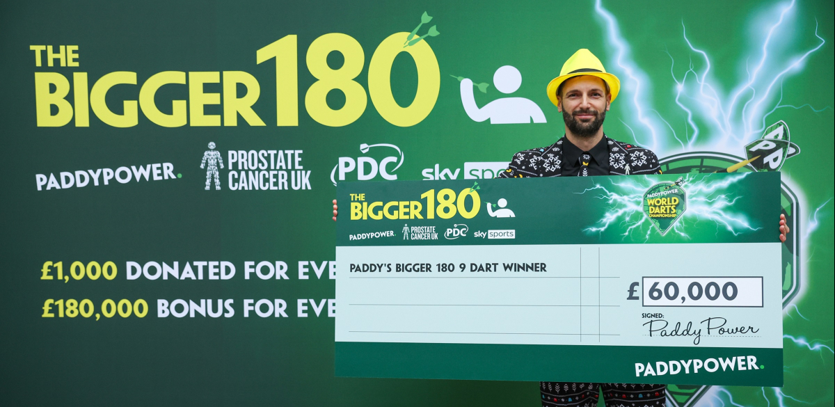Mauro - the Paddy Power £60k giveaway winner (Kieran Cleeves, PDC)