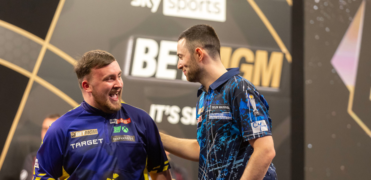 Luke Humphries & Luke Littler (Simon O'Connor/PDC)