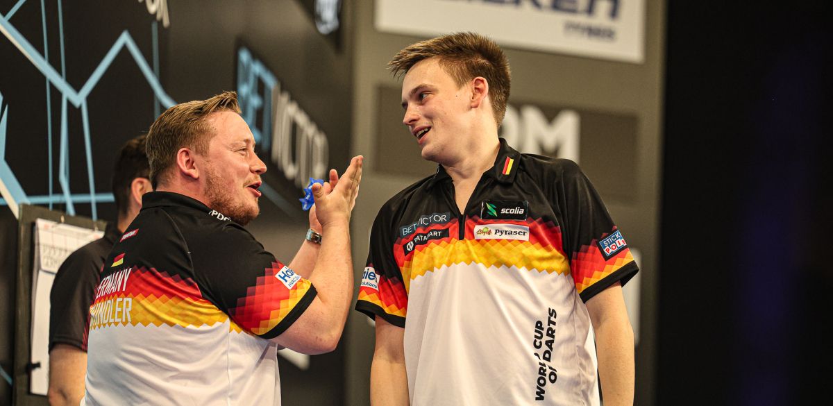 Martin Schindler & Ricardo Pietreczko (Jenny Segers/PDC)