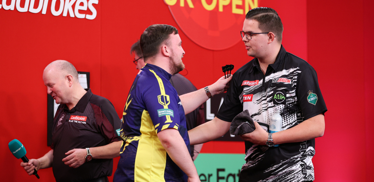 Littler & Van Veen (Kieran Cleeves/PDC)