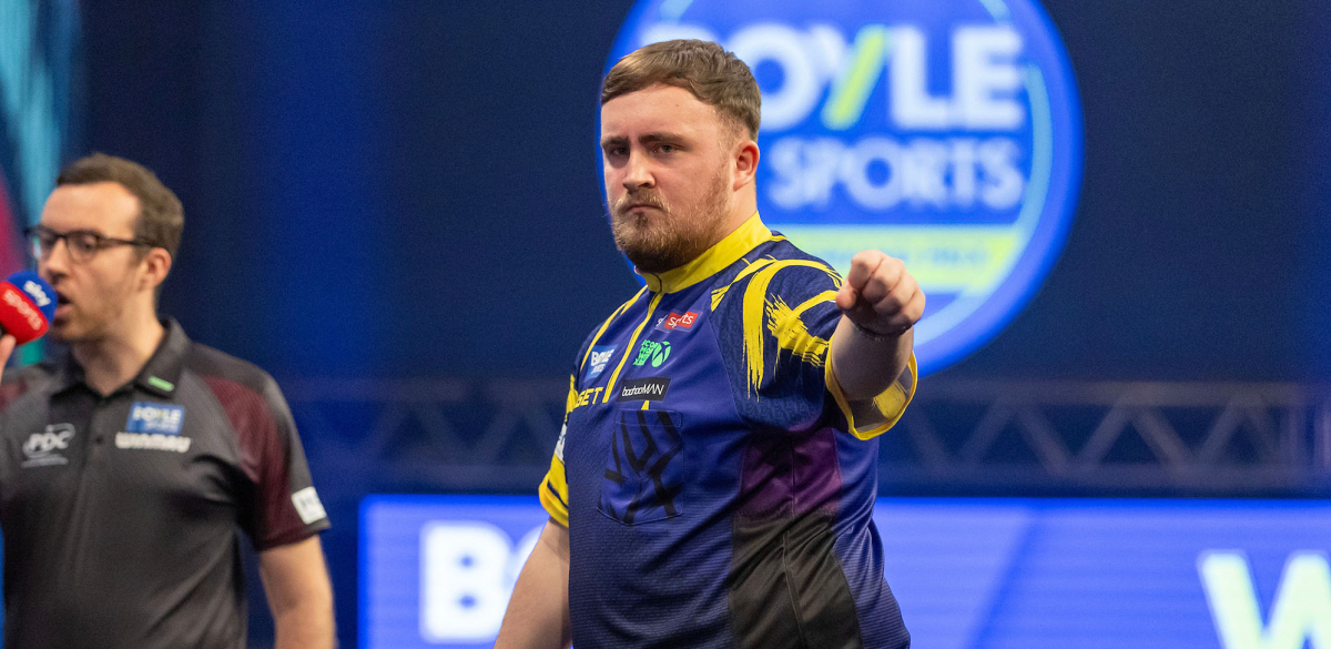 Luke Littler (Simon O'Connor/PDC)