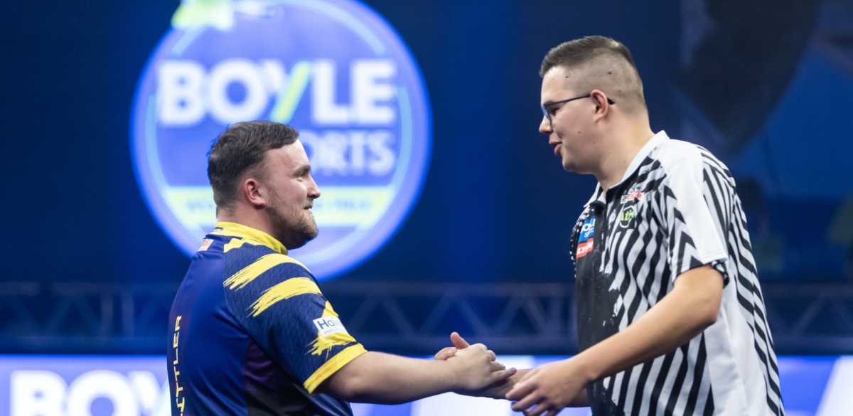 Luke Littler & Gian van Veen (Taylor Lanning/PDC)