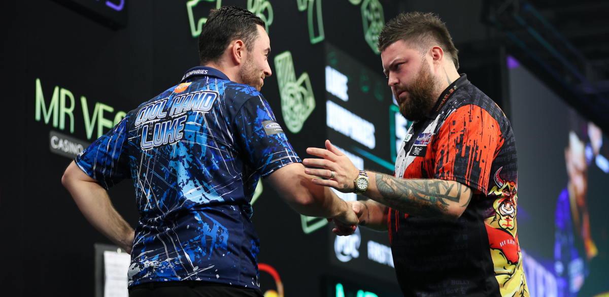 Luke Humphries and Michael Smith (Kieran Cleeves)