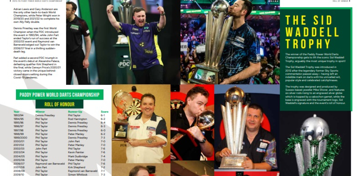 Paddy Power World Darts Championship Programme