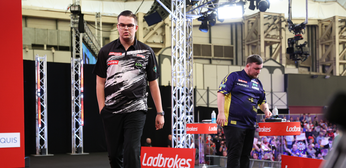 Gian van Veen and Luke Littler (PDC)
