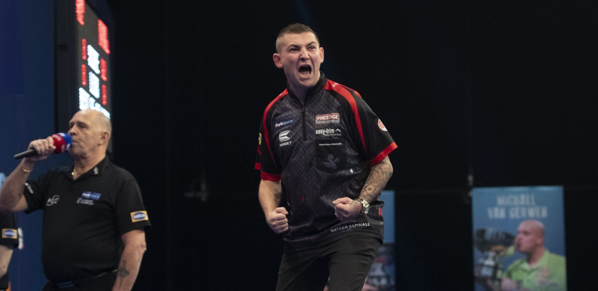 Nathan Aspinall - BoyleSports Grand Slam of Darts (Lawrence Lustig, PDC)