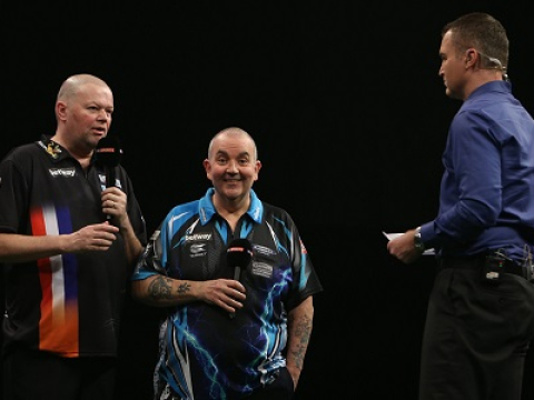 Raymond van Barneveld & Phil Taylor (Lawrence Lustig, PDC)