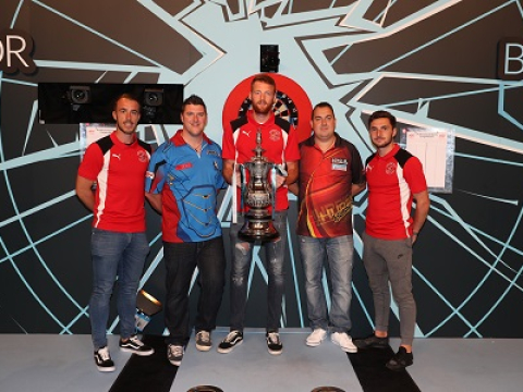 Alex Cairns, Daryl Gurney, Cian Bolger, Kim Huybrechts & Lewie Coyle