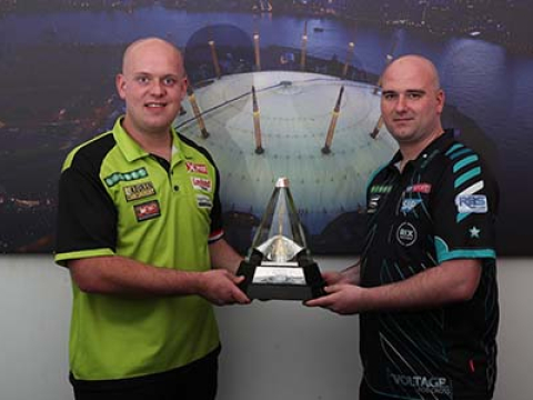 Van Gerwen and Cross (Lawrence Lustig, PDC)
