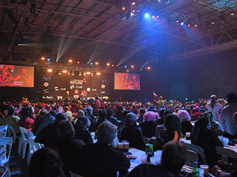 Auckland Darts Masters crowd (Photosport NZ/PDC)