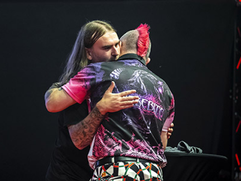 Ryan Searle & Peter Wright (Michael Braunschädel, PDC Europe)