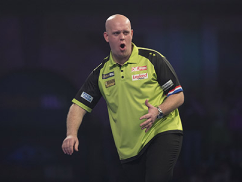WINNER!  Michael van Gerwen wins Players Championship 1 with an 8-4 victory over Jermaine Wattimena to maintain his unbeaten start to 2019!  #PDCProTour