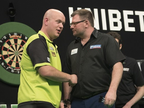 Michael van Gerwen & James Wade (Lawrence Lustig, PDC)