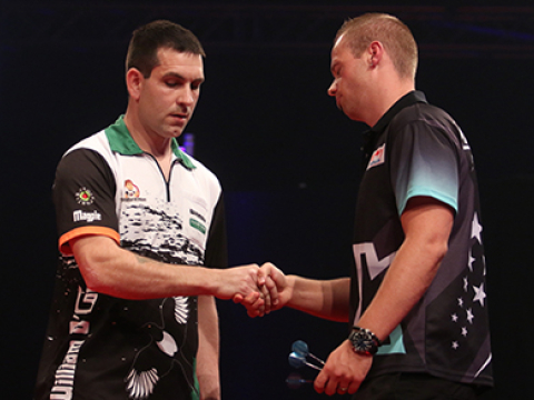 William O'Connor &. Max Hopp (Tobias Wenzel/PDC Europe)