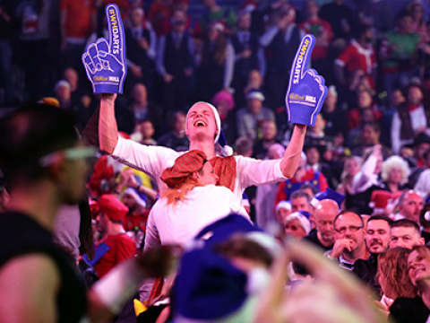 World Championship fans (Lawrence Lustig, PDC)