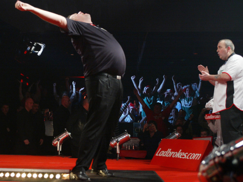 Raymond van Barneveld, Phil Taylor (Lawrence Lustig, PDC)