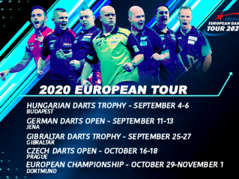 2020 European Tour dates
