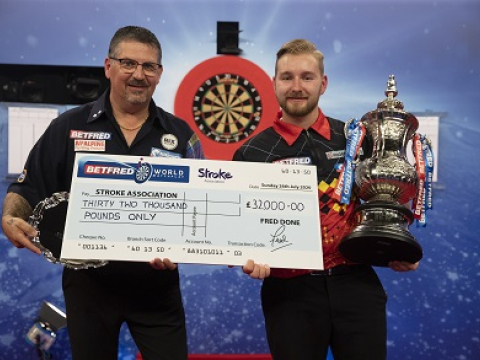 Gary Anderson & Dimitri Van den Bergh - Betfred World Matchplay (Lawrence Lustig, PDC)