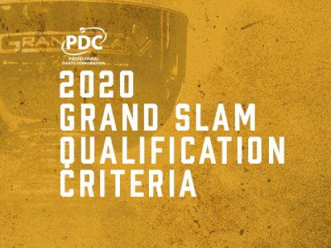 Grand Slam of Darts qualification criteria