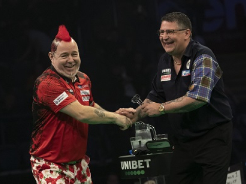 Peter Wright & Gary Anderson - Unibet Premier League (Lawrence Lustig, PDC)