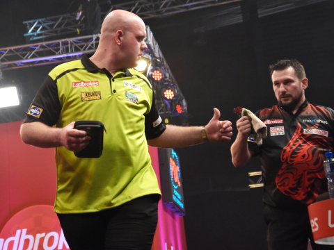 Jonny Clayton, Michael van Gerwen