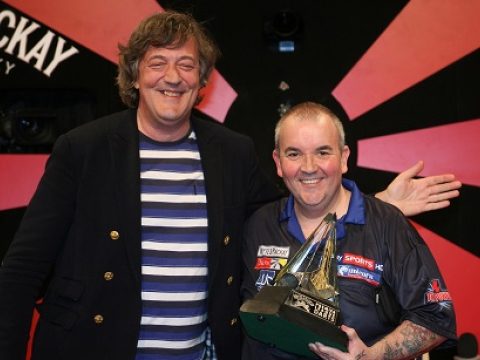 Stephen Fry & Phil Taylor (Lawrence Lustig, PDC)