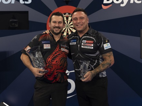 Jonny Clayton & Gerwyn Price (Lawrence Lustig, PDC)