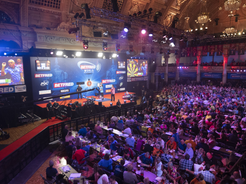 General view of the 2021 World Matchplay