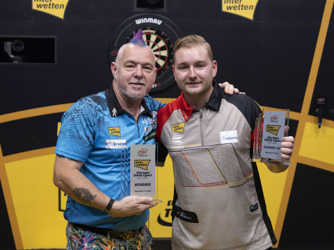 Peter Wright & Dimitri Van den Bergh (Kais Bodensieck/PDC)