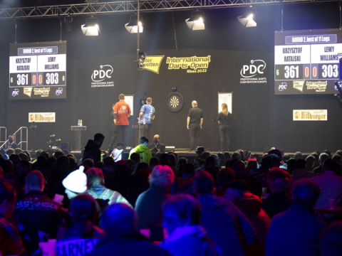 European Tour stage (Kais Bodensieck/PDC)