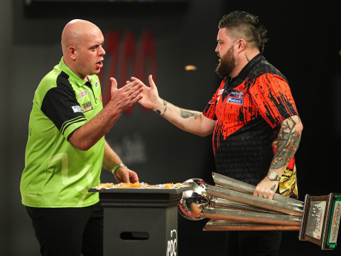 Michael van Gerwen & Michael Smith (Kieran Cleeves/PDC)