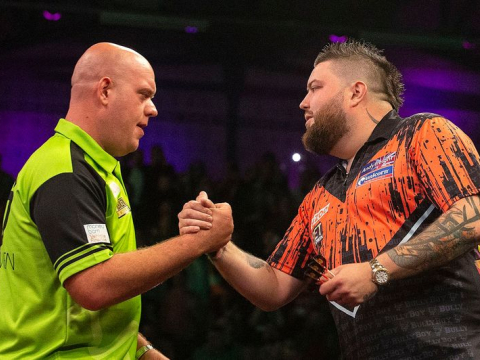 Michael van Gerwen & Michael Smith (Simon O'Connor/PDC)