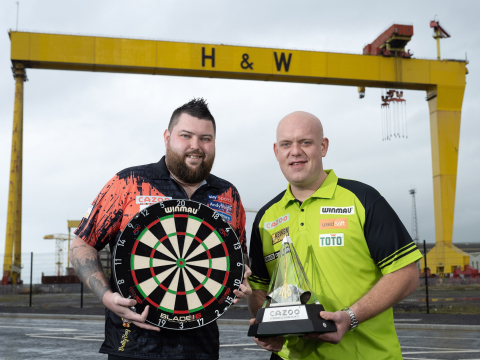 Van Gerwen & Smith (Michael Cooper/PDC)