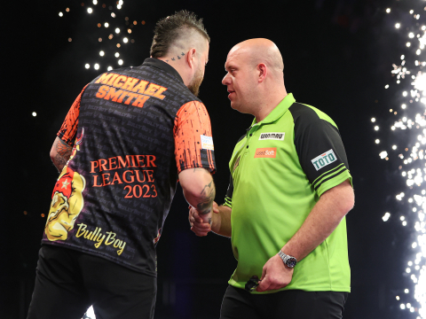 Smith & Van Gerwen (Kieran Cleeves/PDC)