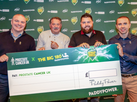 THE BIG 180 - Paddy Power World Darts Championship & Prostate Cancer UK