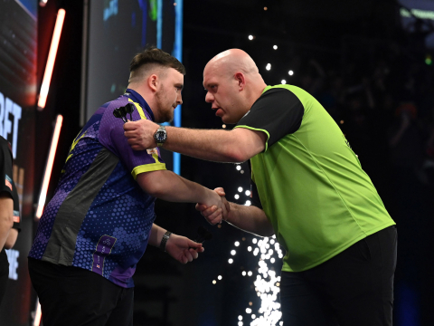 Littler & Van Gerwen (Michael Cooper/PDC)