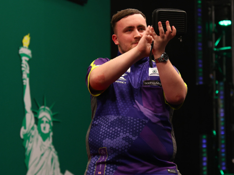 Luke Littler (Ed Mulholland/PDC)