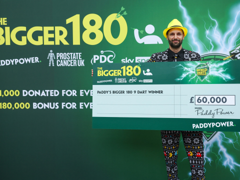 Mauro - the Paddy Power £60k giveaway winner (Kieran Cleeves, PDC)