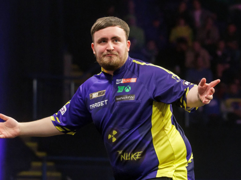 Luke Littler (Simon O'Connor/PDC)