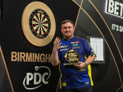 Luke Littler (Simon O'Connor/PDC)