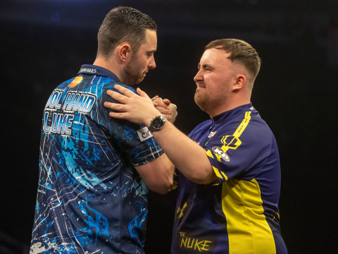 Humphries & Littler (Simon O'Connor/PDC)