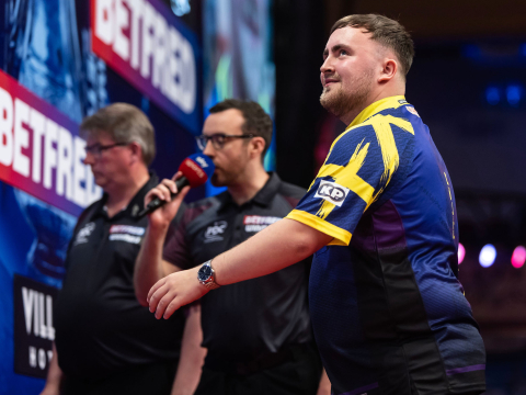 Luke Littler (Taylor Lanning/PDC)