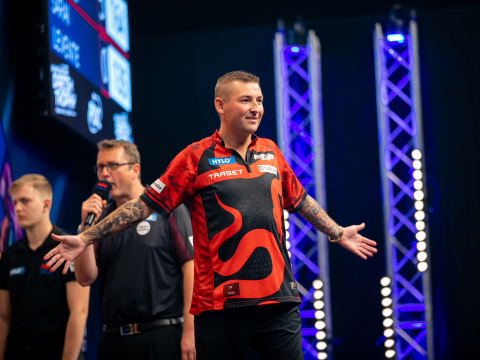 Nathan Aspinall (Gábor Kiss/PDC Europe)