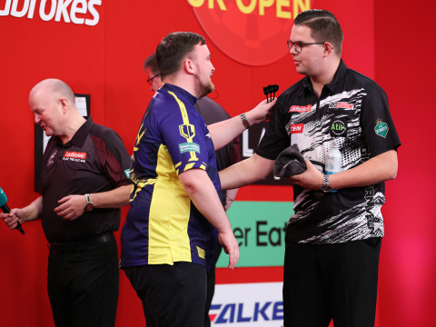 Littler & Van Veen (Kieran Cleeves/PDC)
