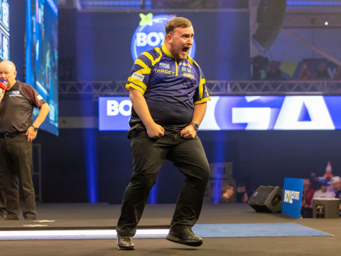 Luke Littler (Simon O'Connor/PDC)