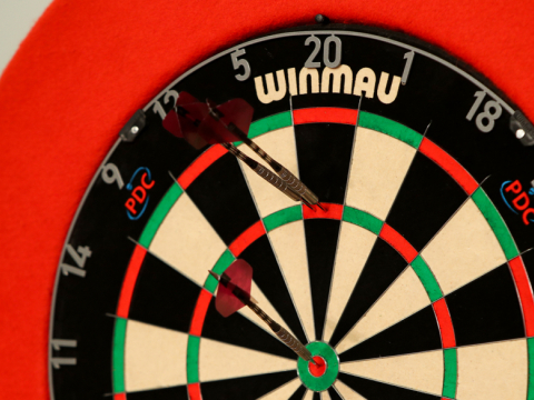 PDC dartboard