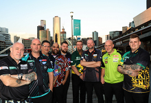 Melbourne Darts Masters group shot (PDC)